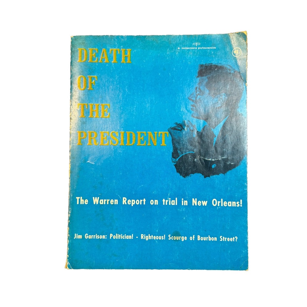 1st Print 1967 Death Of The President: The Warren Report On Trial In New Orleans